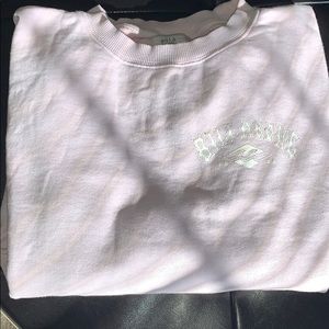Billabong pink crew neck